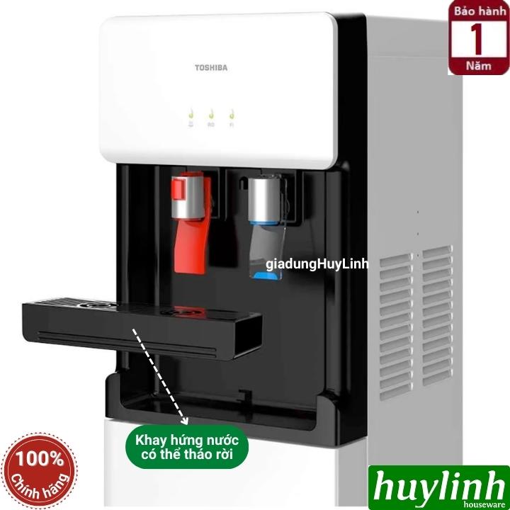 Máy lọc nước RO Toshiba TWP-H1660SVN(W) - UV khử khuẩn - 7 lõi lọc - Trang bị vòi nước nóng - Hàng chính hãng