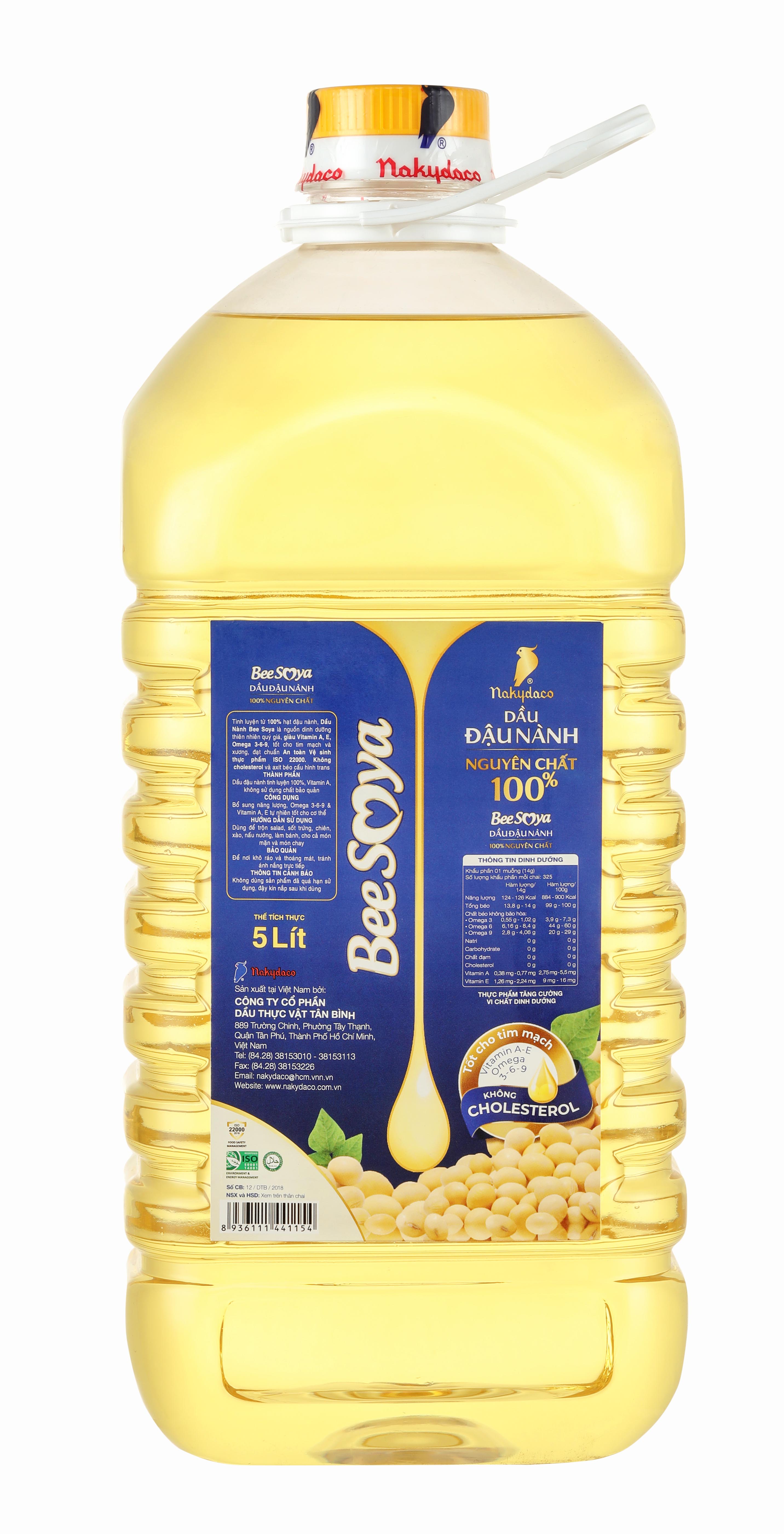 Dầu Nành Bee Soya 5L