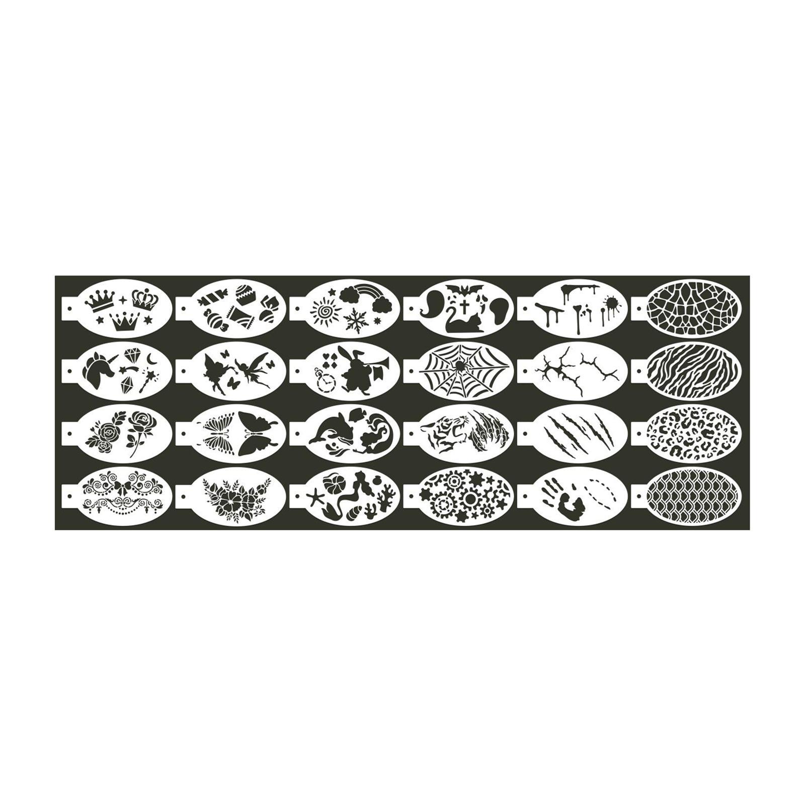 Face Paint Stencils Set for Children Adult DIY Party Supplies Painting