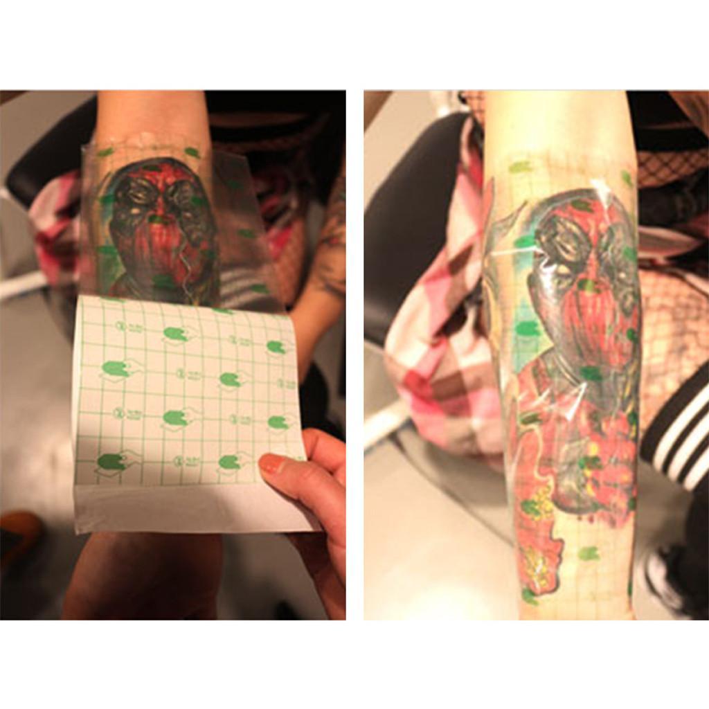 10 Pieces Tattoo Skin Cover Bandage Adhesive Antibacterial Protection Sheets