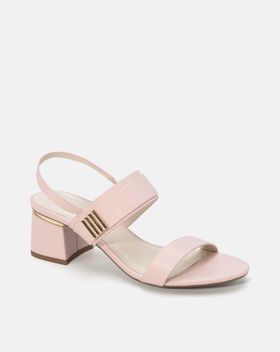 Giày Sandal Nữ 5cm Thời Trang JUNO Quai Ngang Khóa Trang Trí SD05064