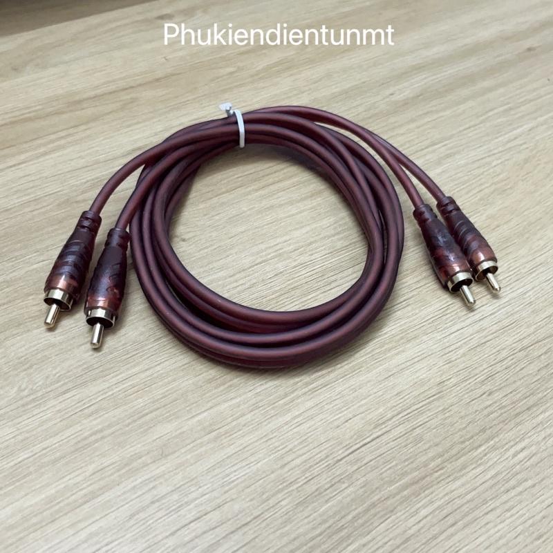 Dây cáp AV 2 -> 2 nâu 1.5m lõi đồng