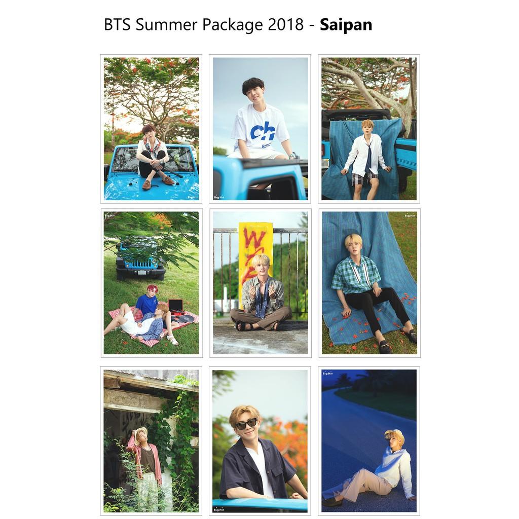 Lomo card BTS Summer Package 2018 - Saipan ( 27 ảnh)