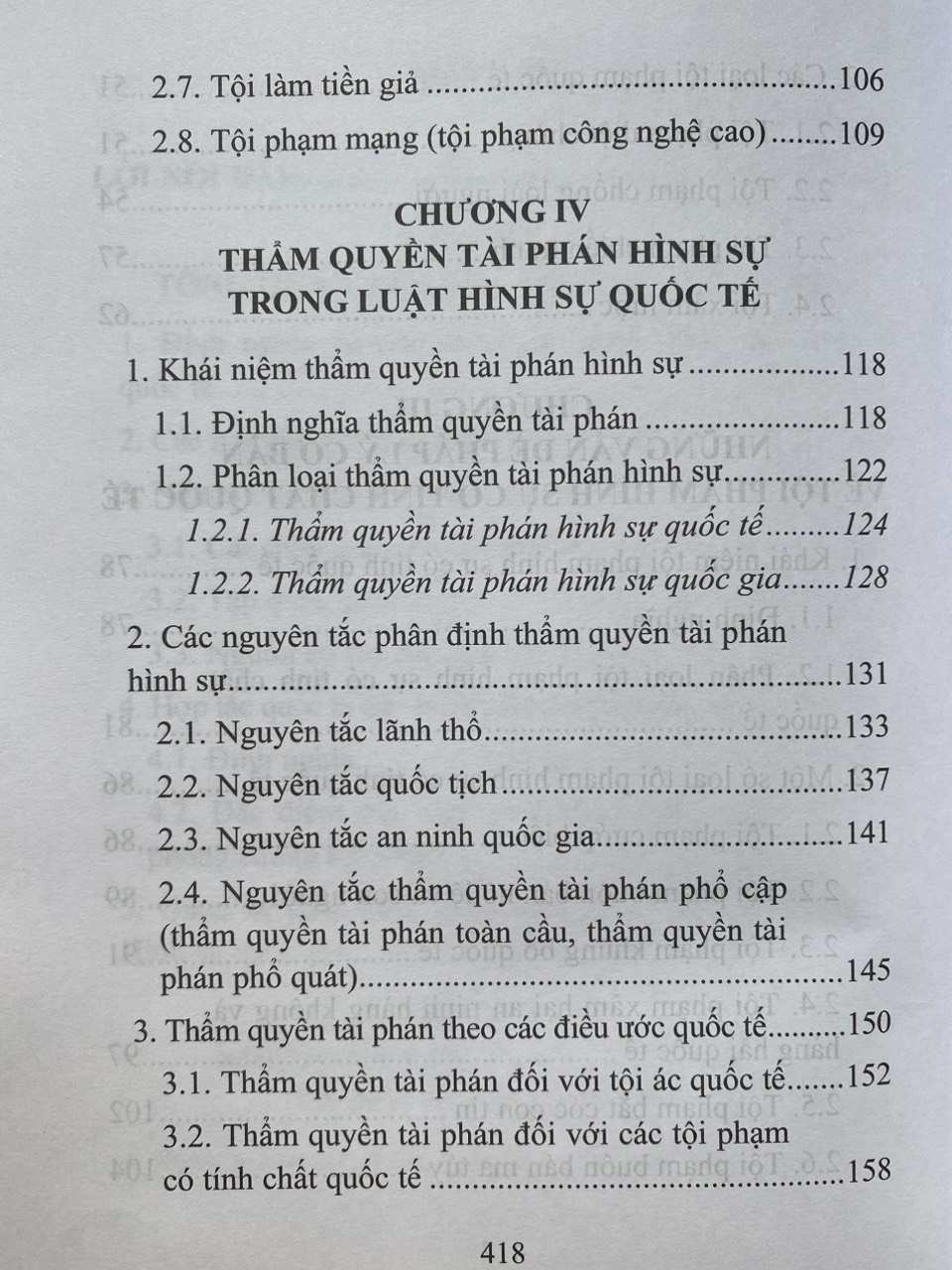 Luật Hình Sự Quốc Tế