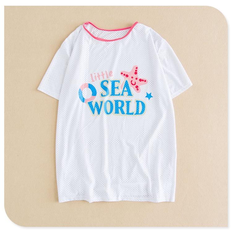 Set Đồ bơi bé gái 3 chi tiết, bộ bơi cho trẻ em từ 2 đến 12 tuổi, size đại 46kg bikini SEA