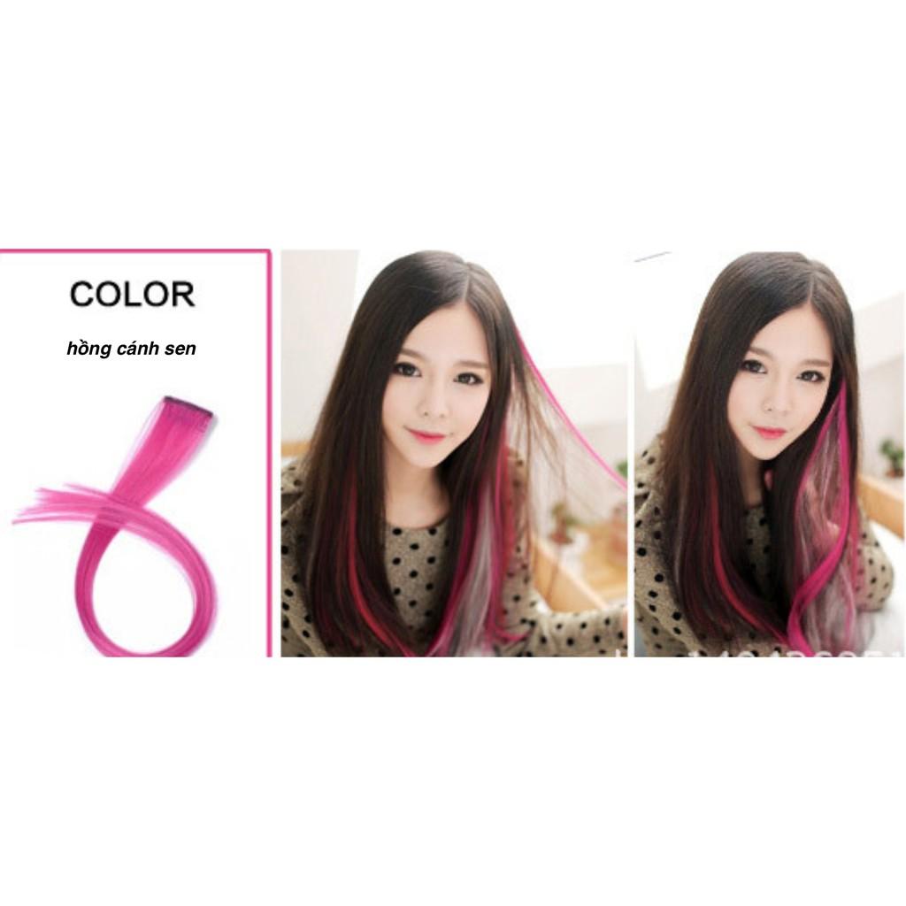Line tóc kẹp nhiều màu sắc từ dài từ 55-60cm
