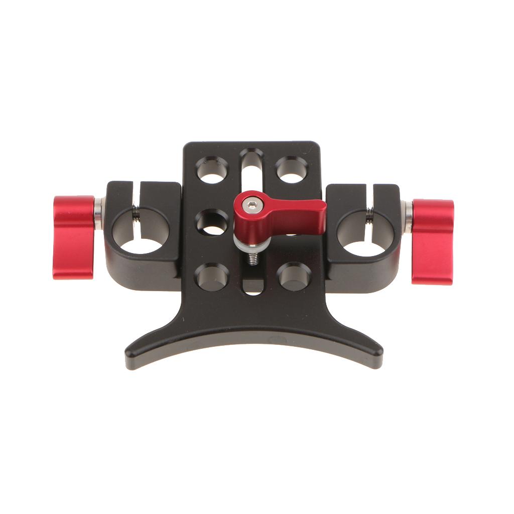 Lens Support Holder Bracket Rod Clamp For 15mm Rod Support Rail Rig