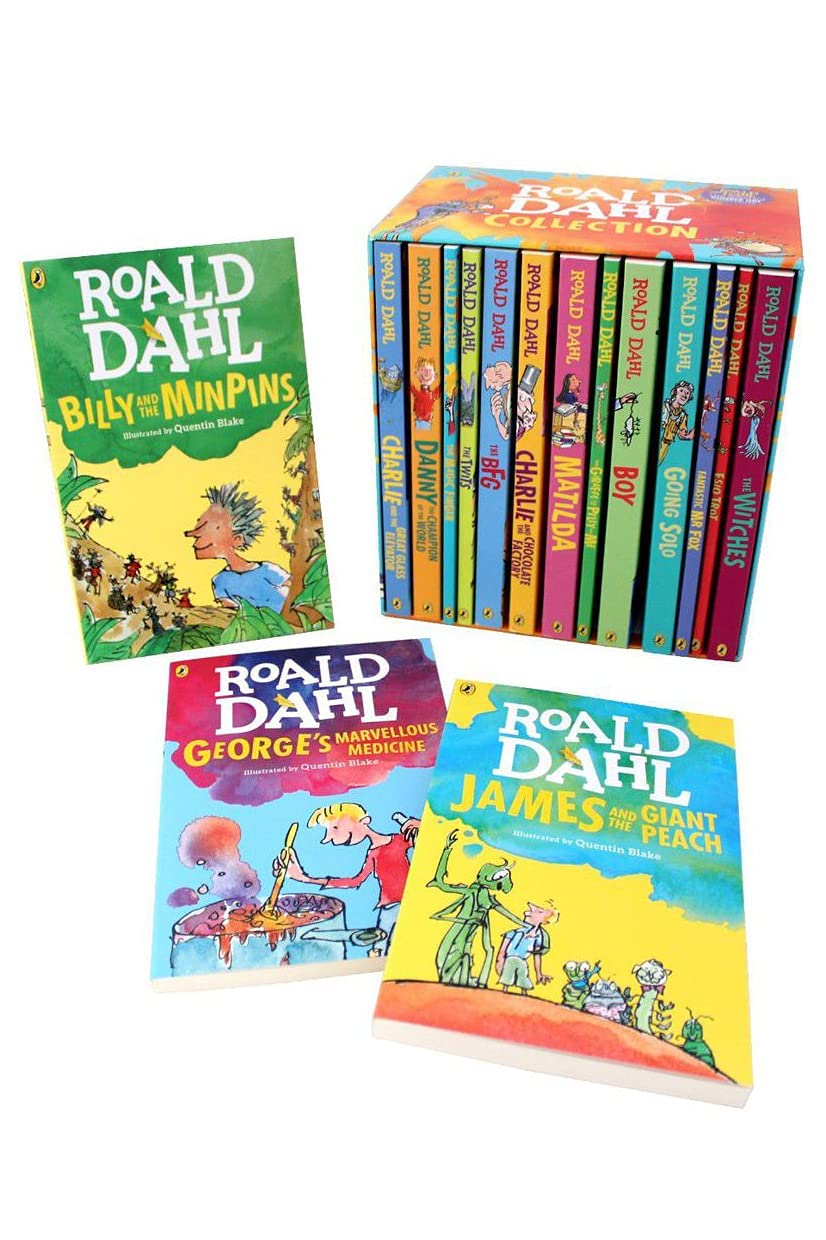 Roald Dahl Colour Edition - 18 Cuốn | Bản Nhập Khẩu (Bản Full Color)