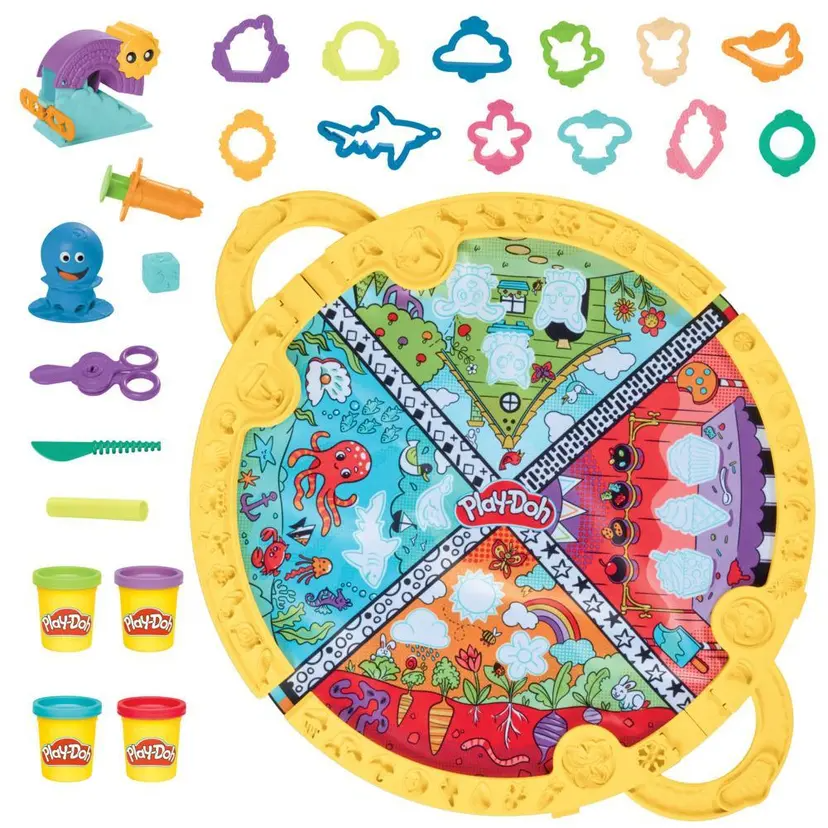 Đồ Chơi Bột Nặn Thảm Chơi Gắp Gọn Playdoh F9143
