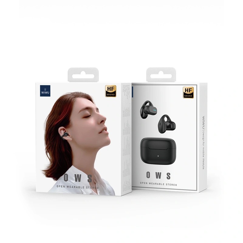 TAI NGHE BLUETOOTH KHÔNG DÂY WIWU OPENBUDS O200 cho điện thoại, máy tính bảng cổng sạc type c - Hàng chính hãng