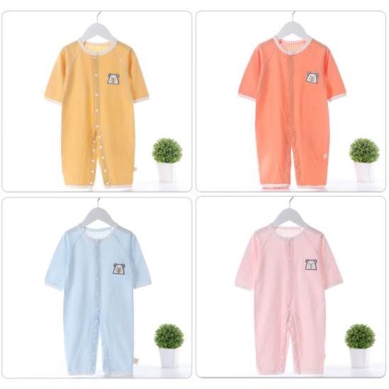 Body dài tay liền thân bộ bodysuit cho bé trai gái sơ sinh từ 4-14kg vải Xịn Thoáng Mát hàng QC đẹp – BD17