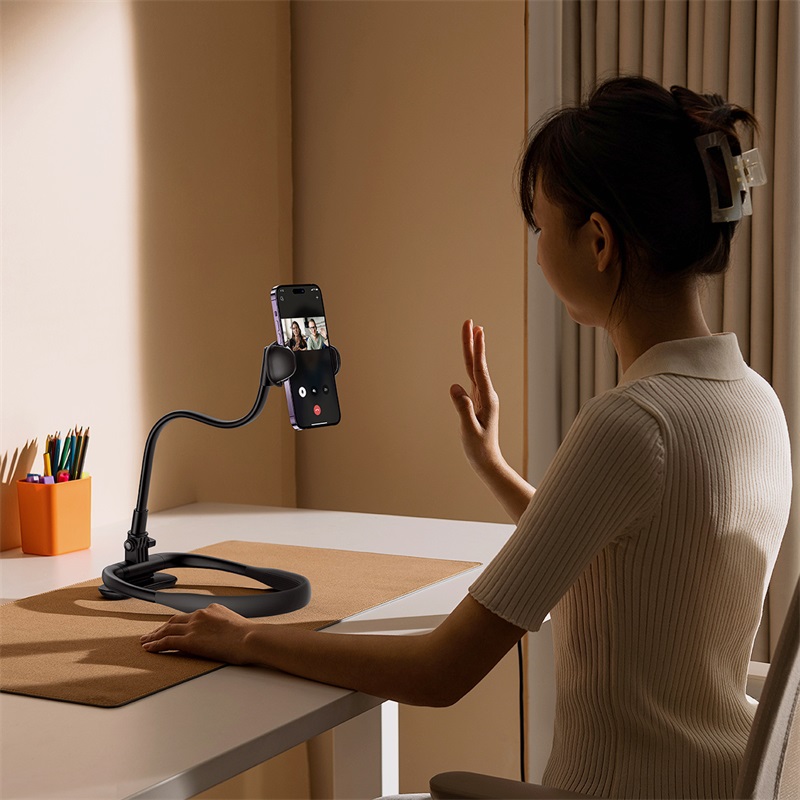 Giá Giữ Điện Thoại Baseus ComfortJoy Series Neck Phone Holder Black
