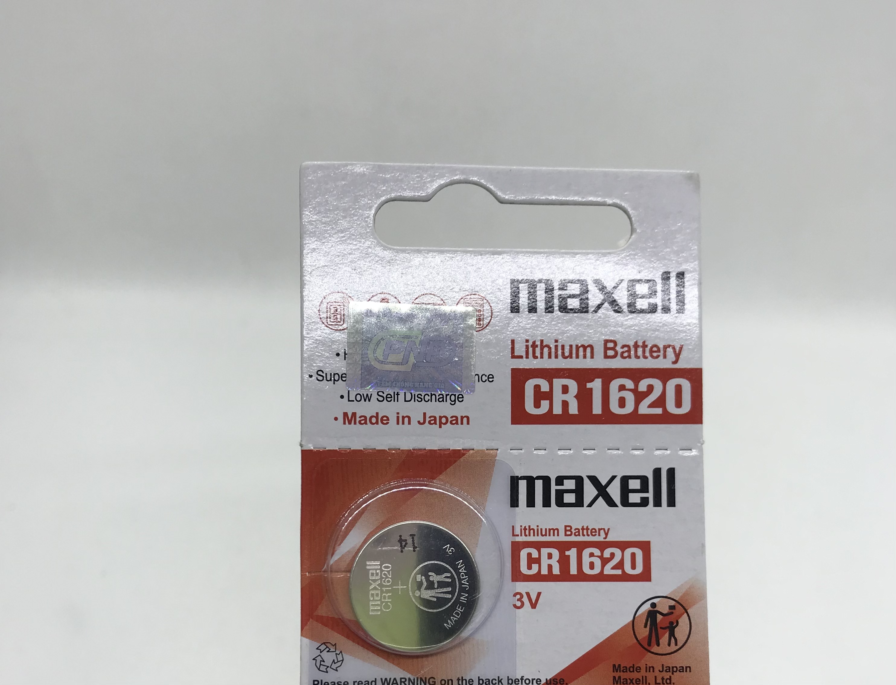 Pin 3V Lithium CR1620 chính hãng Maxell