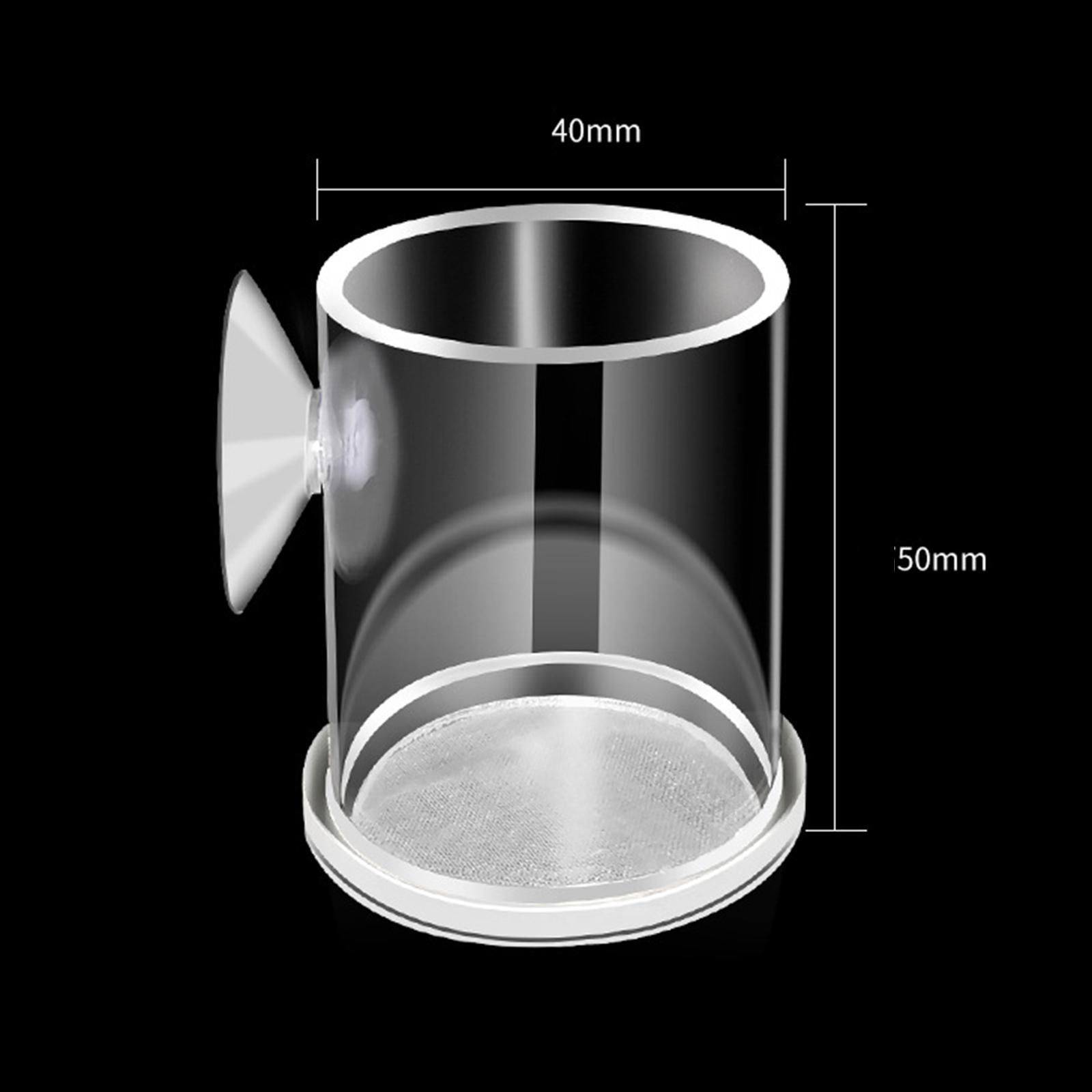 Fish Feeder Transparent Acrylic Artemia Column Fish Feeder Fish Feeding Tube