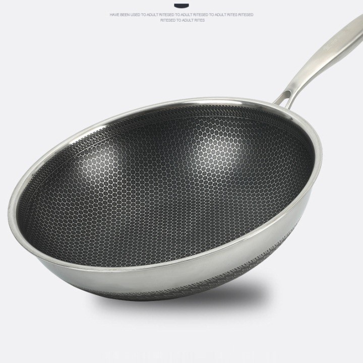 CHẢO CHỐNG DÍNH TỔ ONG CÁN KIM LOẠI - SÂU LÒNG 32CM