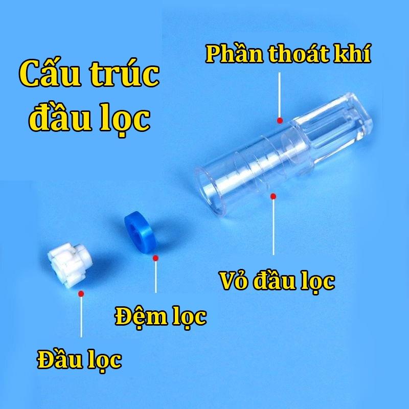 Hộp 100 Đầu Lọc Khói Giảm Độc Tố Khi Hút Thนốc