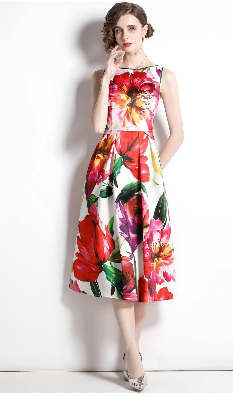 ĐẦM XÒE LỤA HỌA TIẾT SIÊU ĐẸP