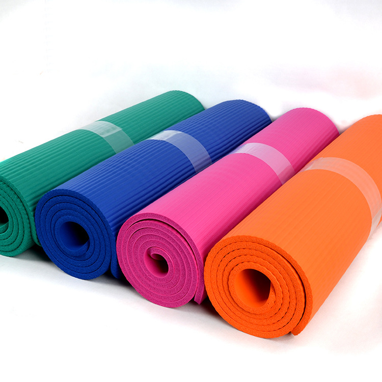Thảm tập Yoga độ dày 10mm, mềm mại, êm ái, chống trơn trượt
