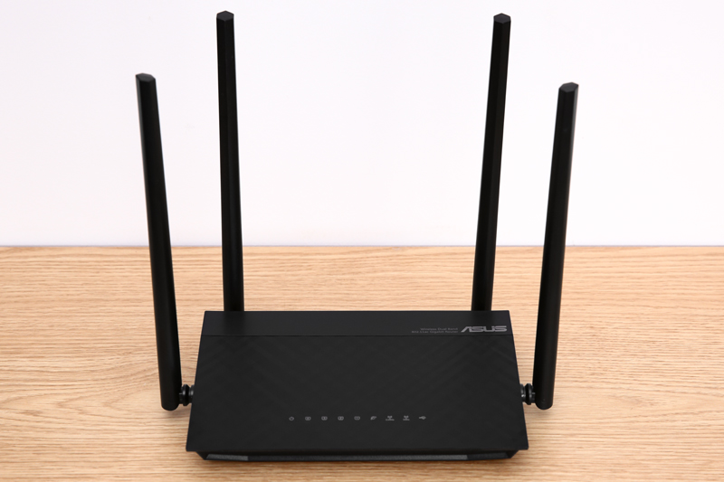 Bộ Phát Sóng Wifi Router Chuẩn AC1500UHP Băng Tần Kép Asus AC1500 Đen - Hàng chính hãng