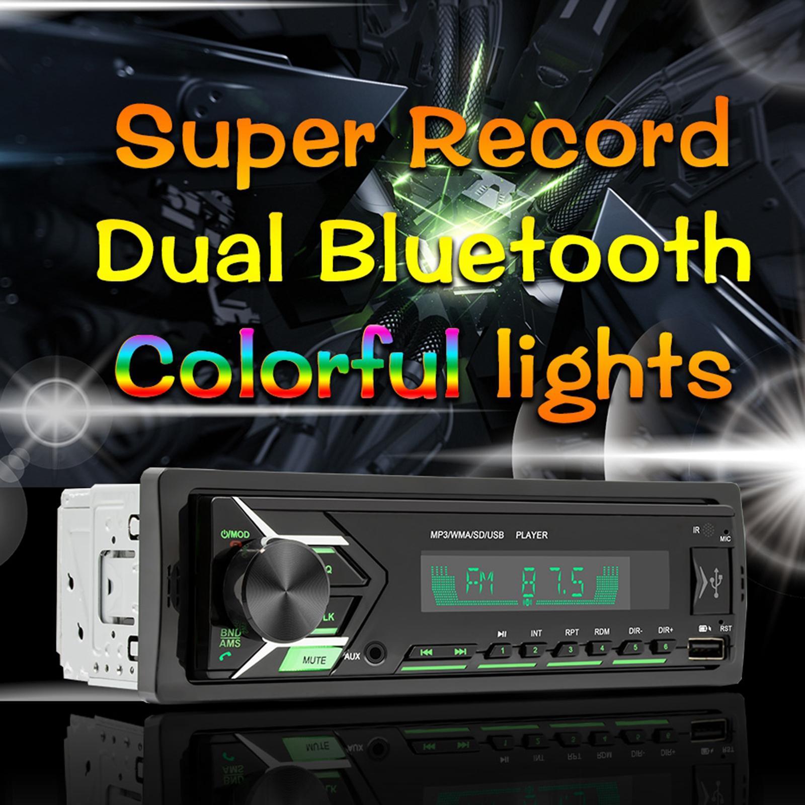 12V Audio Bluetooth Car Stereo Media Receiver Support /FM AUX Input