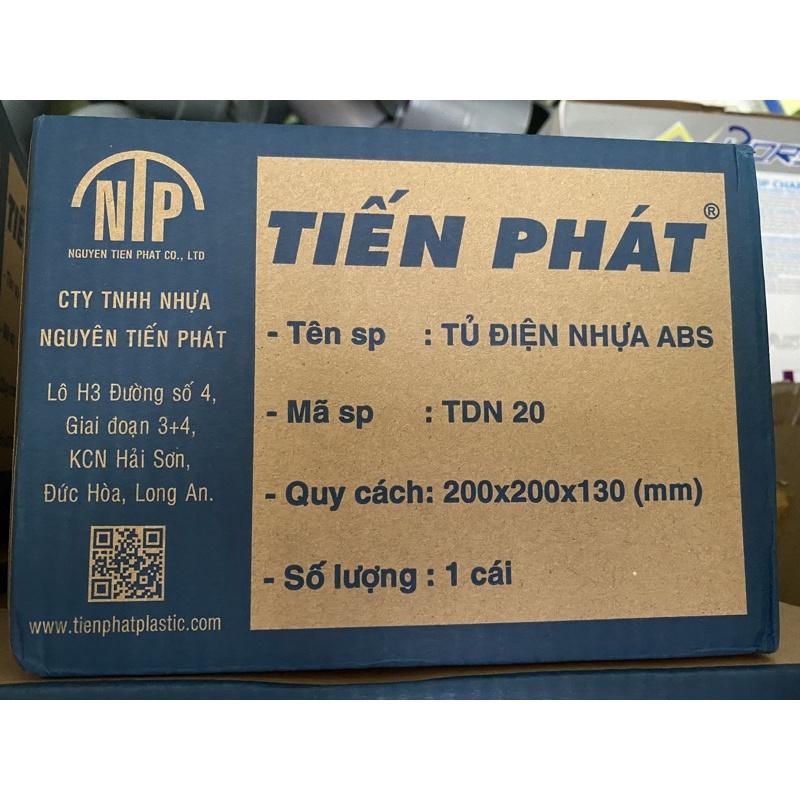 Tủ điện nhựa ABS ngoài trời – tủ điện lắp nổi Tiến Phát nhiều kích thước 200x200mm, 300x200mm