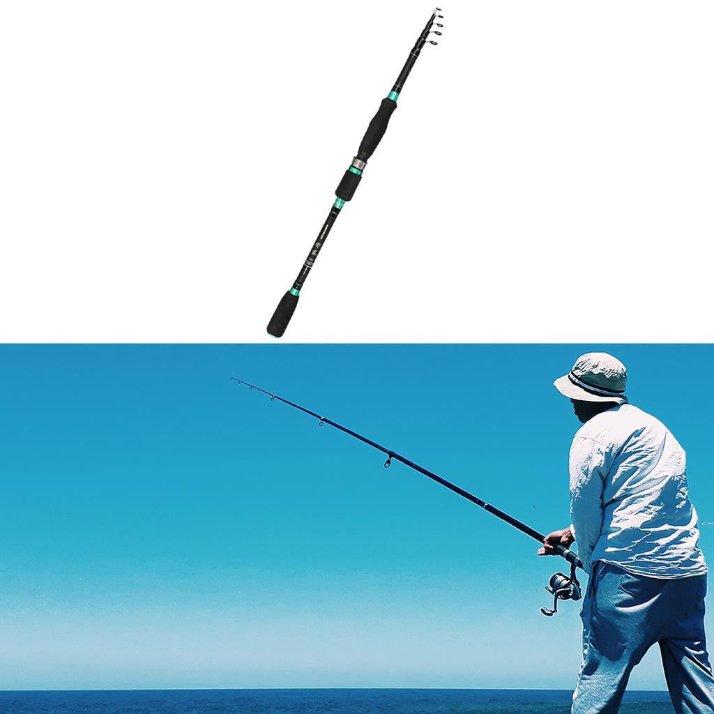 Fishing Rod Ultralight Carbon Fiber Telescopic Fishing Pole 1.8m