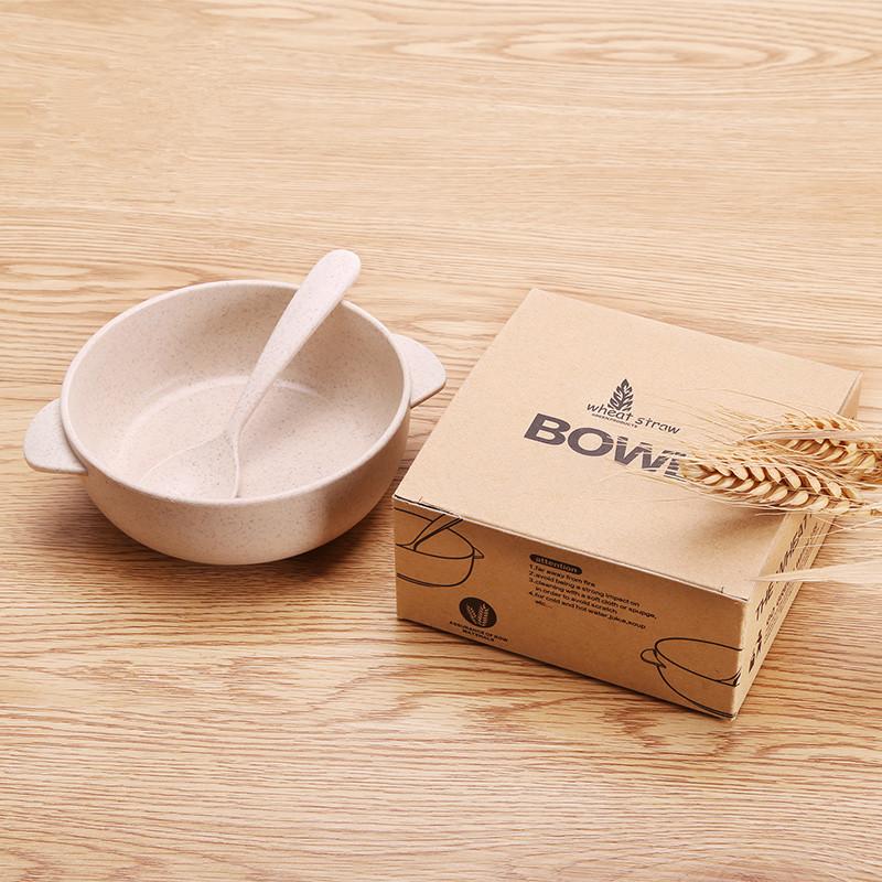 Bộ tô muỗng ăn bằng lúa mạch dành cho trẻ em