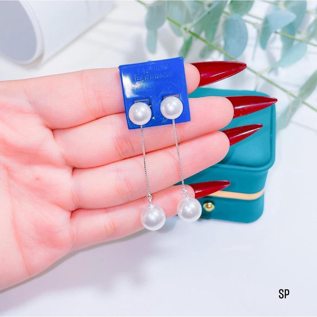 Khuyên tai bạc nữ bạc ý sang trọng cuốn hút, ACJ3590