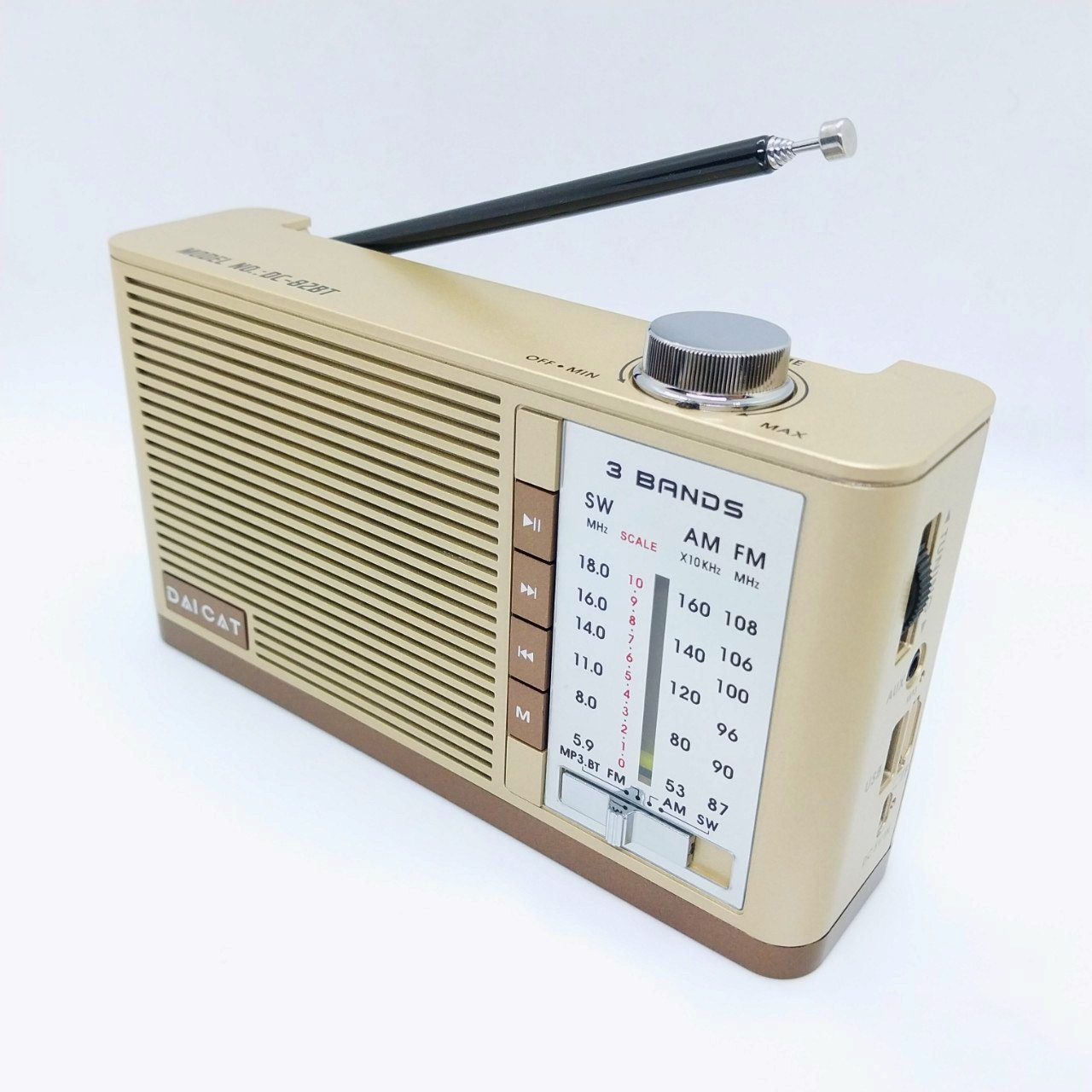 ĐÀI FM RADIO DAI CAT 82BT bluetooth MẪU MỚI Nhất CHO NGƯỜI CAO TUỔI-Hàng Chính Hãng