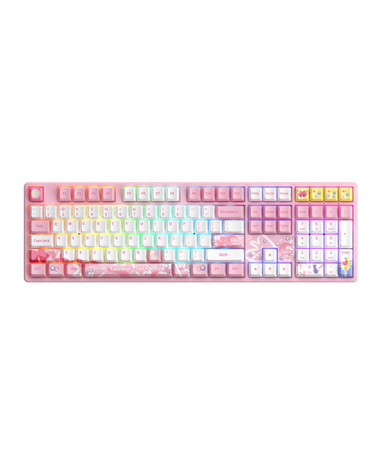 Bàn Phím Cơ AKKO 5108S Sailor Moon Crystal (RGB / Foam tiêu âm / AKKO CS Jelly Switch) - Hàng Chính Hãng