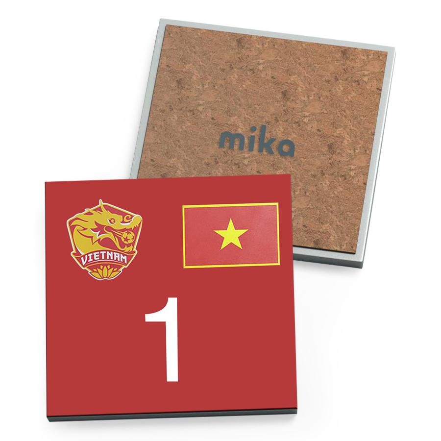 Bộ 4 Lót Ly Vuông Mika - U23VN