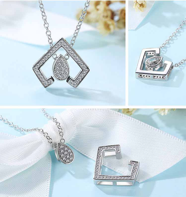Dây chuyền nữ hình giọt nước hợp kim