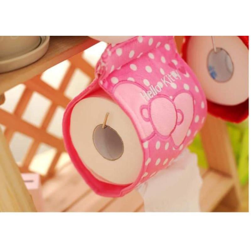 TÚI TREO KHĂN GIẤY BẰNG VẢI HÌNH KITTY