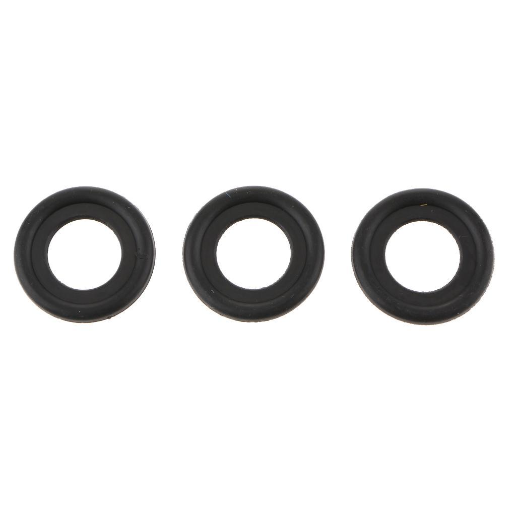 50 Pieces Rubber Oil Drain Plug Crush Washer Gaskets for