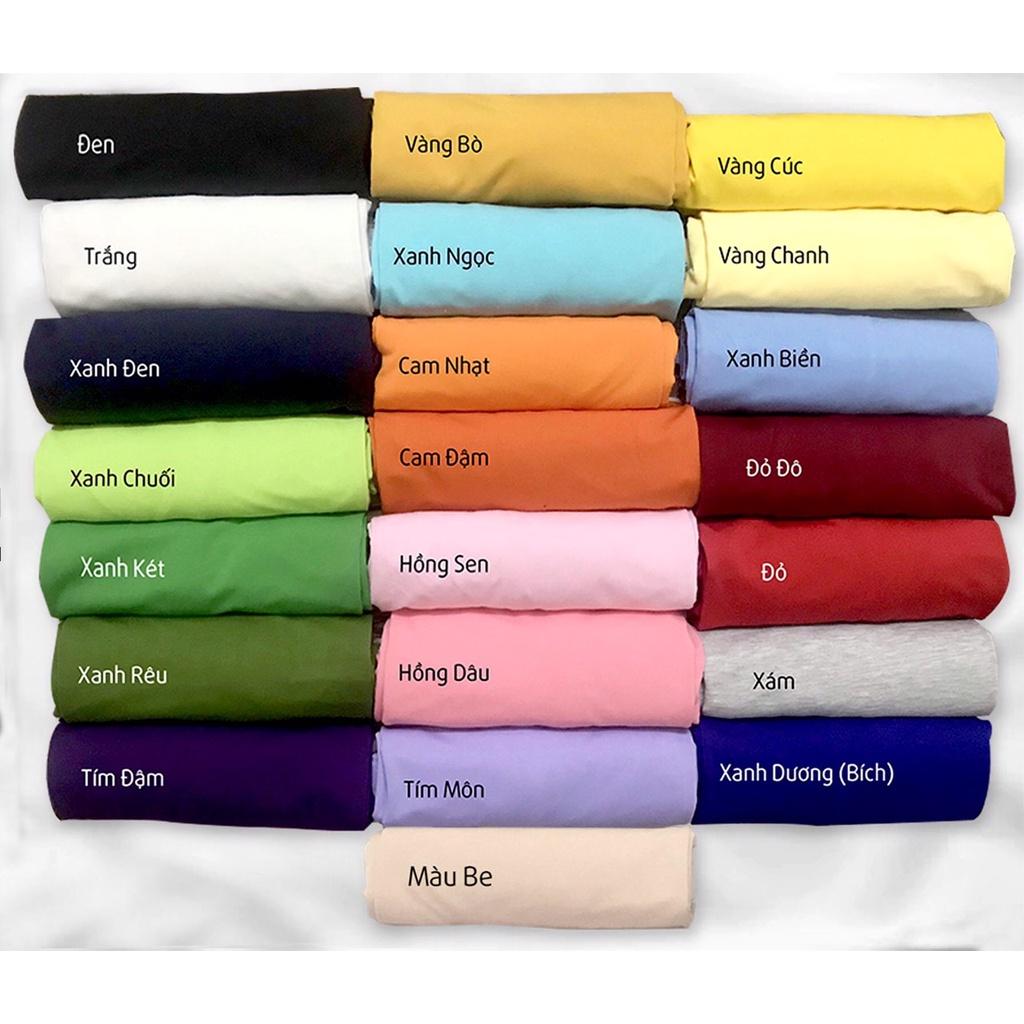 Áo thun nam form rộng tay lỡ trơn ️Áo thun unisex tay lỡ đủ màu one size dưới 65kg