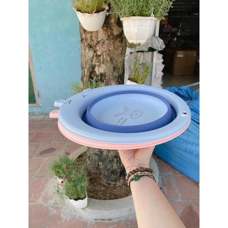 Chậu Gập Thông Minh, Chậu Gập Rửa Mặt Hình Chú Thỏ