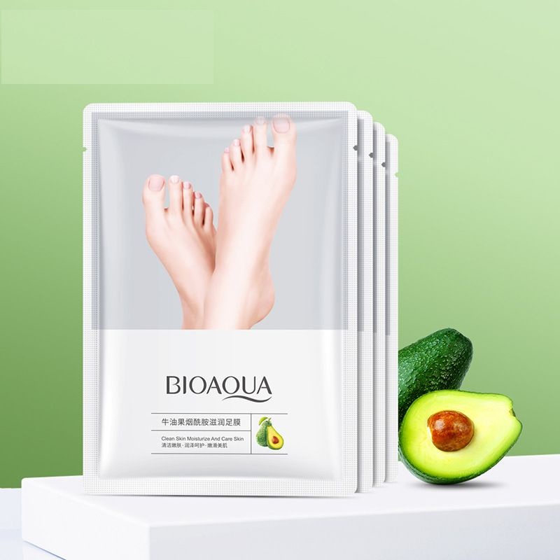 Mặt Nạ Dưỡng Ẩm Da Chân Hương Bơ Cao Cấp - Hãng Bioaqua - Dưỡng Ẩm, Phục Hồi Da Chân