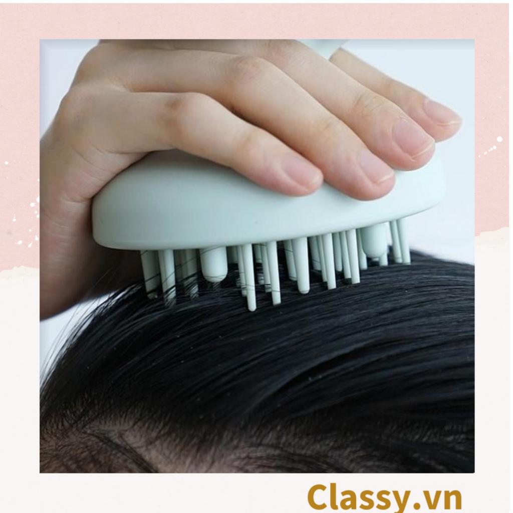 Lược chải tóc Classy dùng trong khi gội đầu, nhiều màu, chất liệu mềm mại hỗ trợ giảm gãy rụng PK1284
