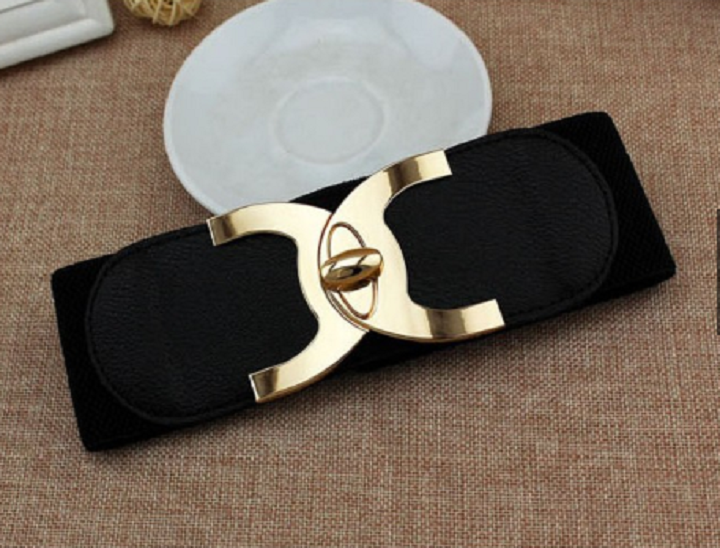 Thắt lưng nữ bản to dây nịt đai váy nịt bụng 6cm H8