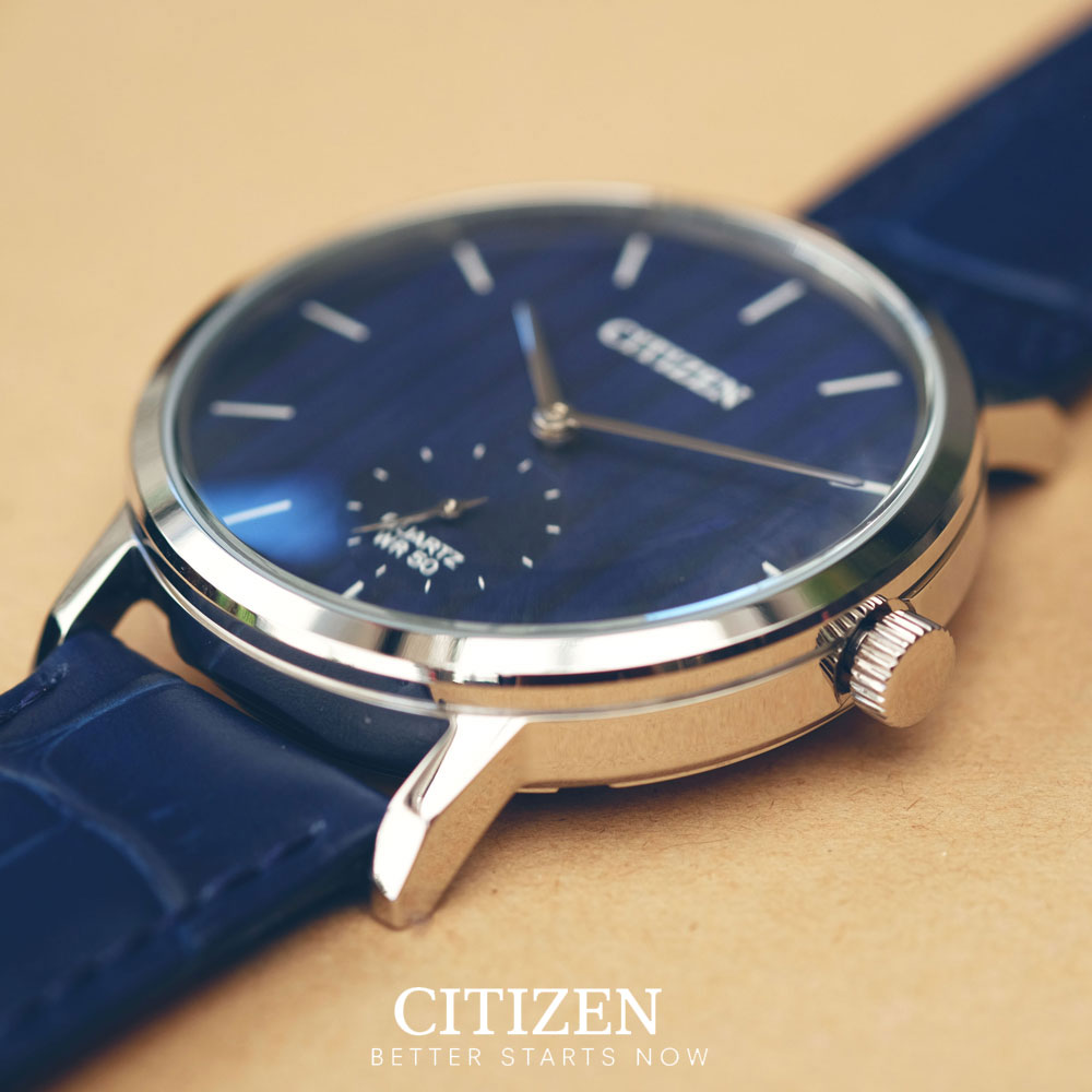 Đồng Hồ Nam Citizen Dây Da BE9170-05L - Mặt Xanh