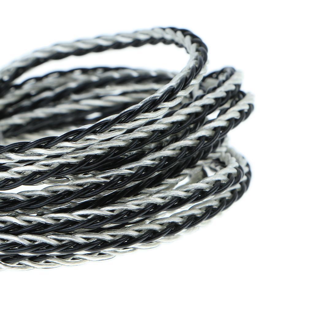 2pcs 7N Copper OCC Upgrade Cable DIY HiFi woven twist wire for Headphones