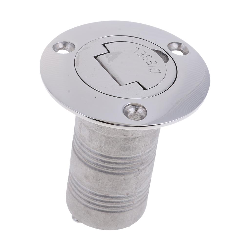 Hose Deck Filler for DIESEL 38mm Boat Filler 316 Grade Stainless Steel