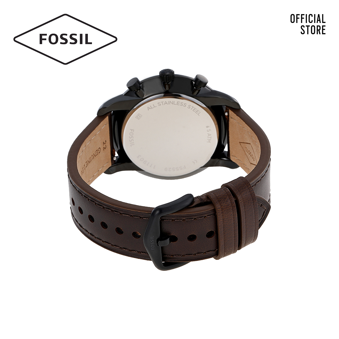 Đồng hồ nam FOSSIL dây da Goodwin FS5529 - màu nâu