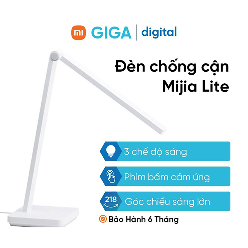 Đèn Bàn Xiaomi Mijia Lite 2020 - Bảo vệ mắt, chống cận thị - Hàng Chính Hãng