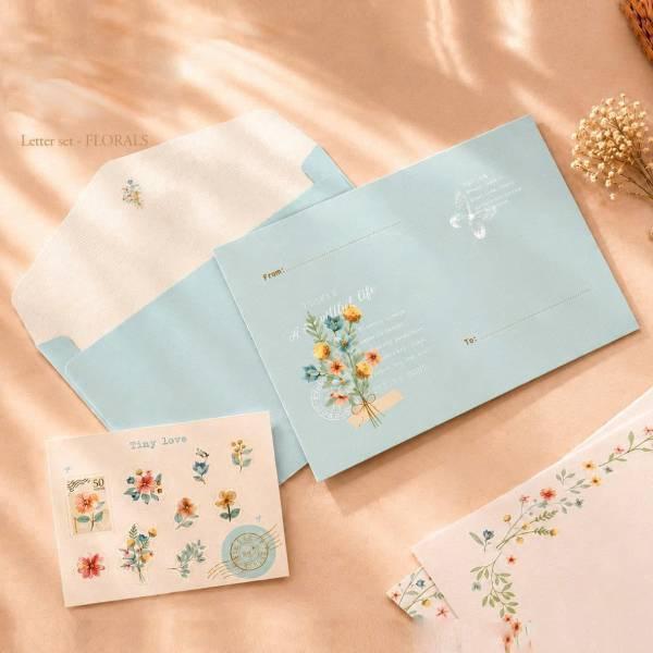 Bộ Giấy Viết Thư - Linh Lan - Florals