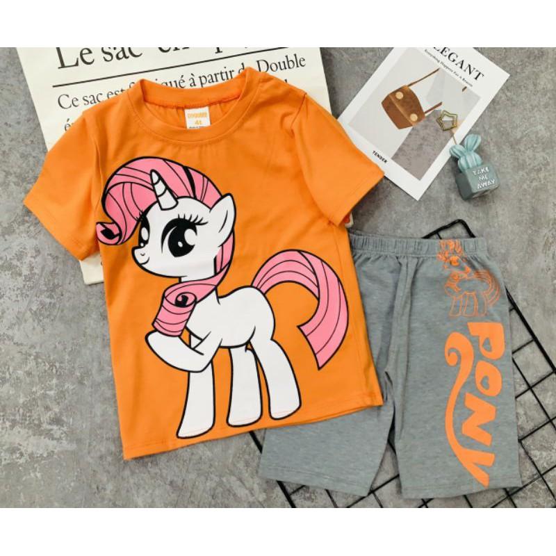 BỘ NGỐ COTTON 4C BÉ GÁI CỰC HOT - ĐỒ BỘ TRẺ EM
