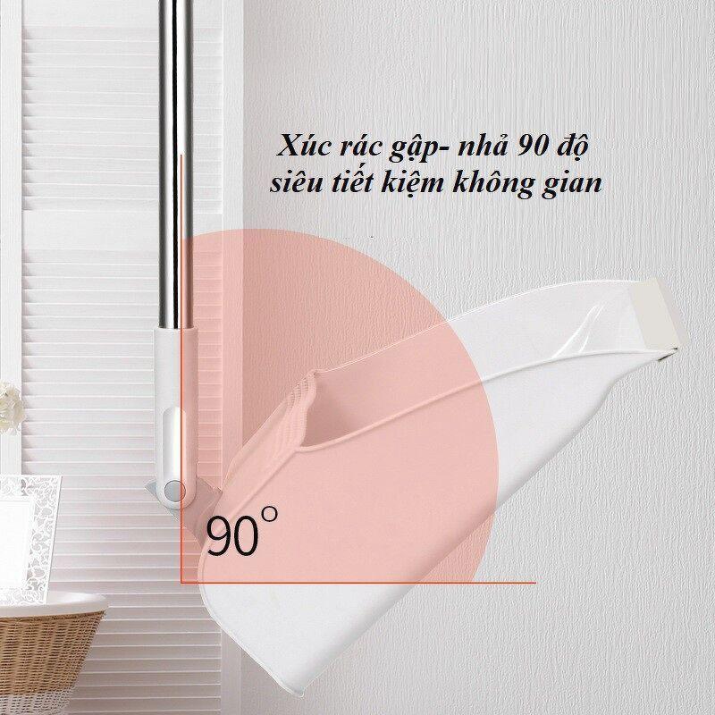 Bộ Chổi Quét Rác Kèm Hốt Rác Gấp Gọn Thông Minh