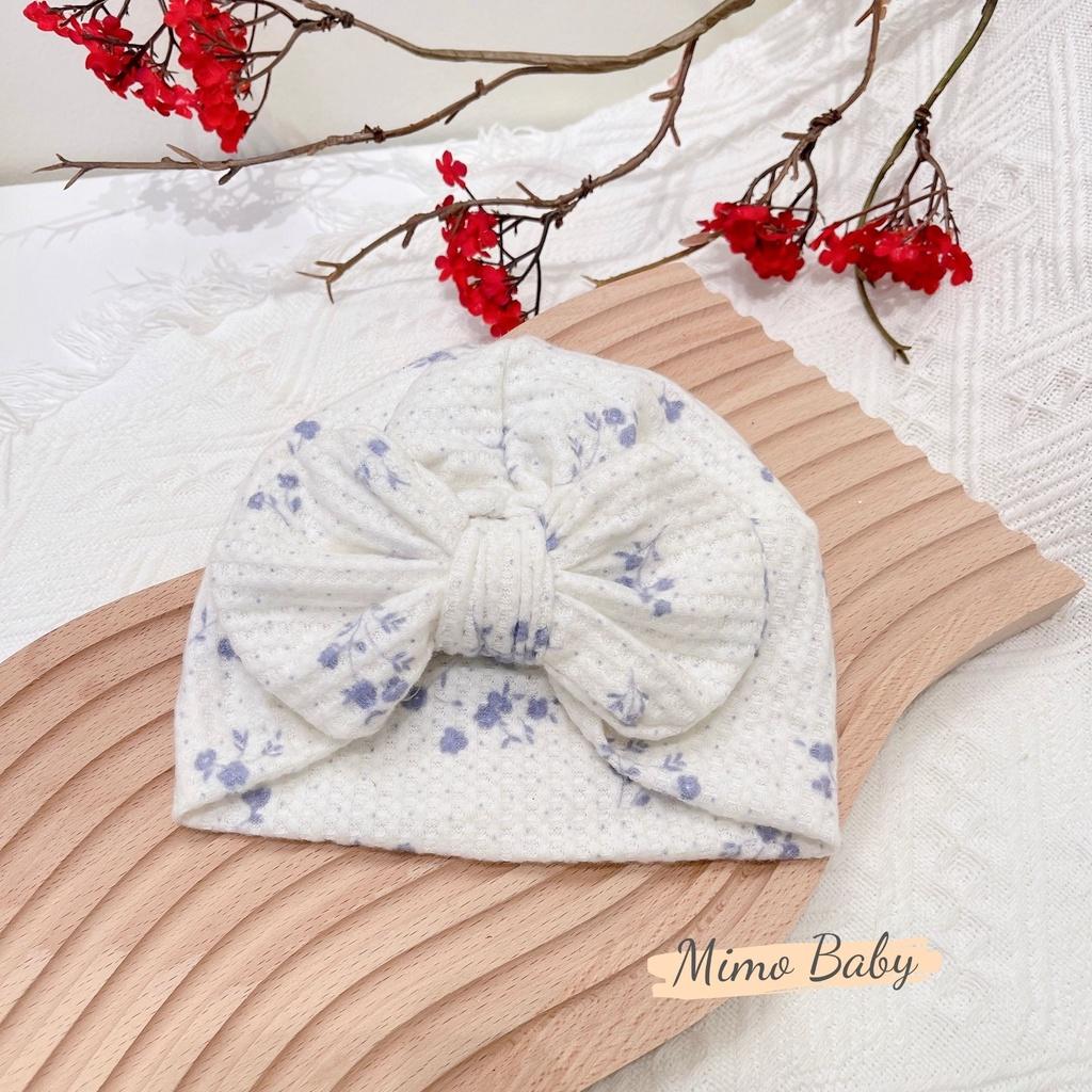 Mũ nón turban cotton đáng yêu cho bé 6-10kg Mimo baby MTB64