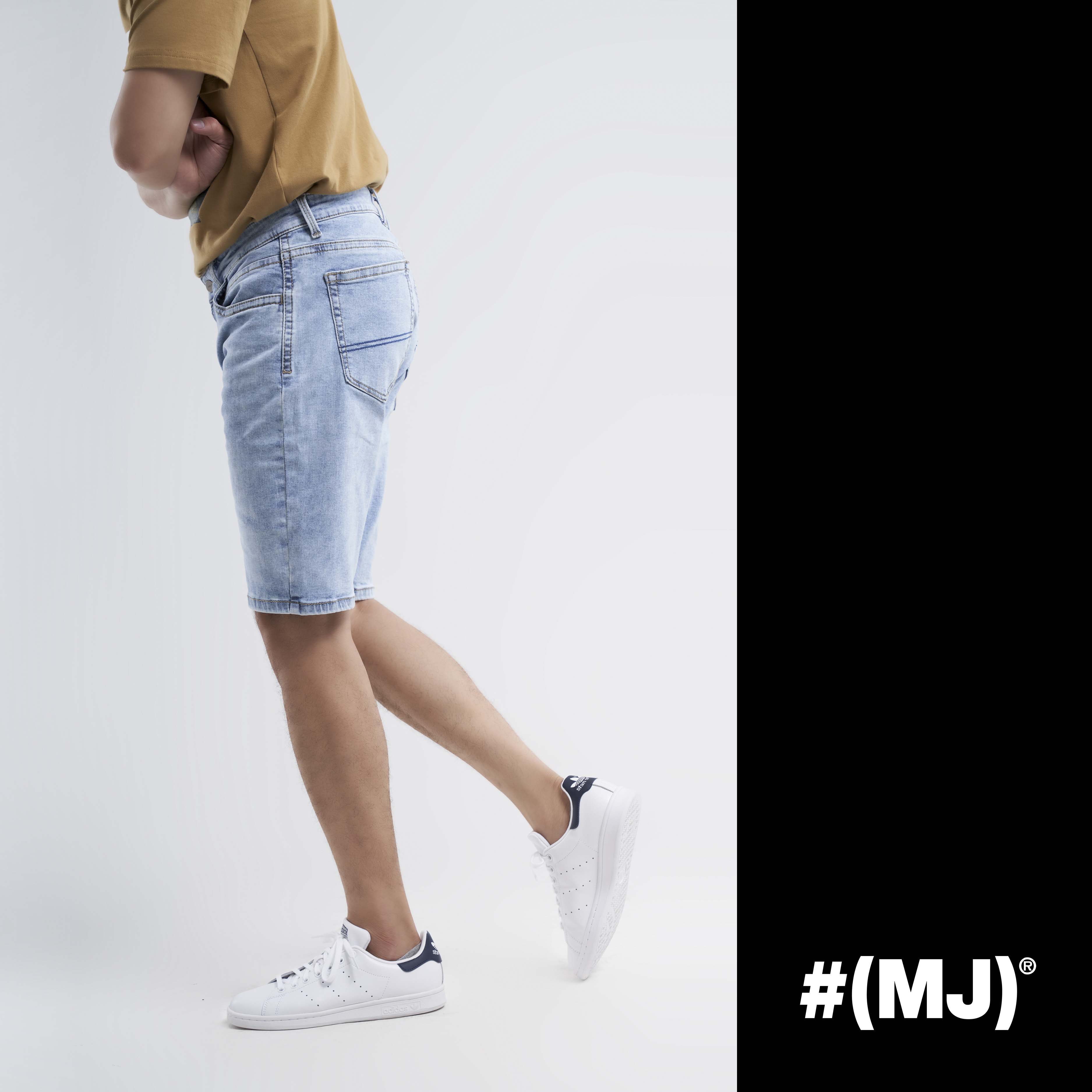 Quần short jeans nam thời trang MESSI jeans MJB0127