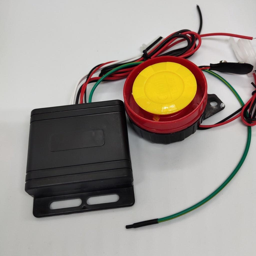 Thiết bị báo động chống trộm xe máy mẫu mới có pin lưu trữ kèm 2 remote lắp các loại xe